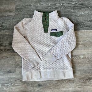 Patagonia Quilted Cotton Snap-T Pullover Sweater